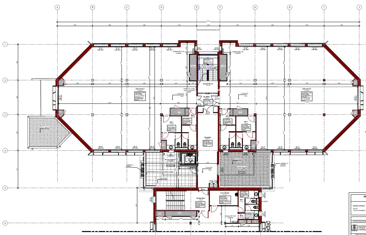 Bureau Blagnac 3122m² Location bureau Blagnac Haute-Garonne OLBUR2309032 32